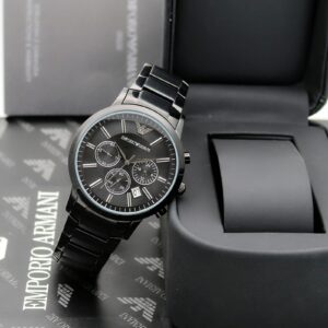 First Copy Emporio Armani Watches Black