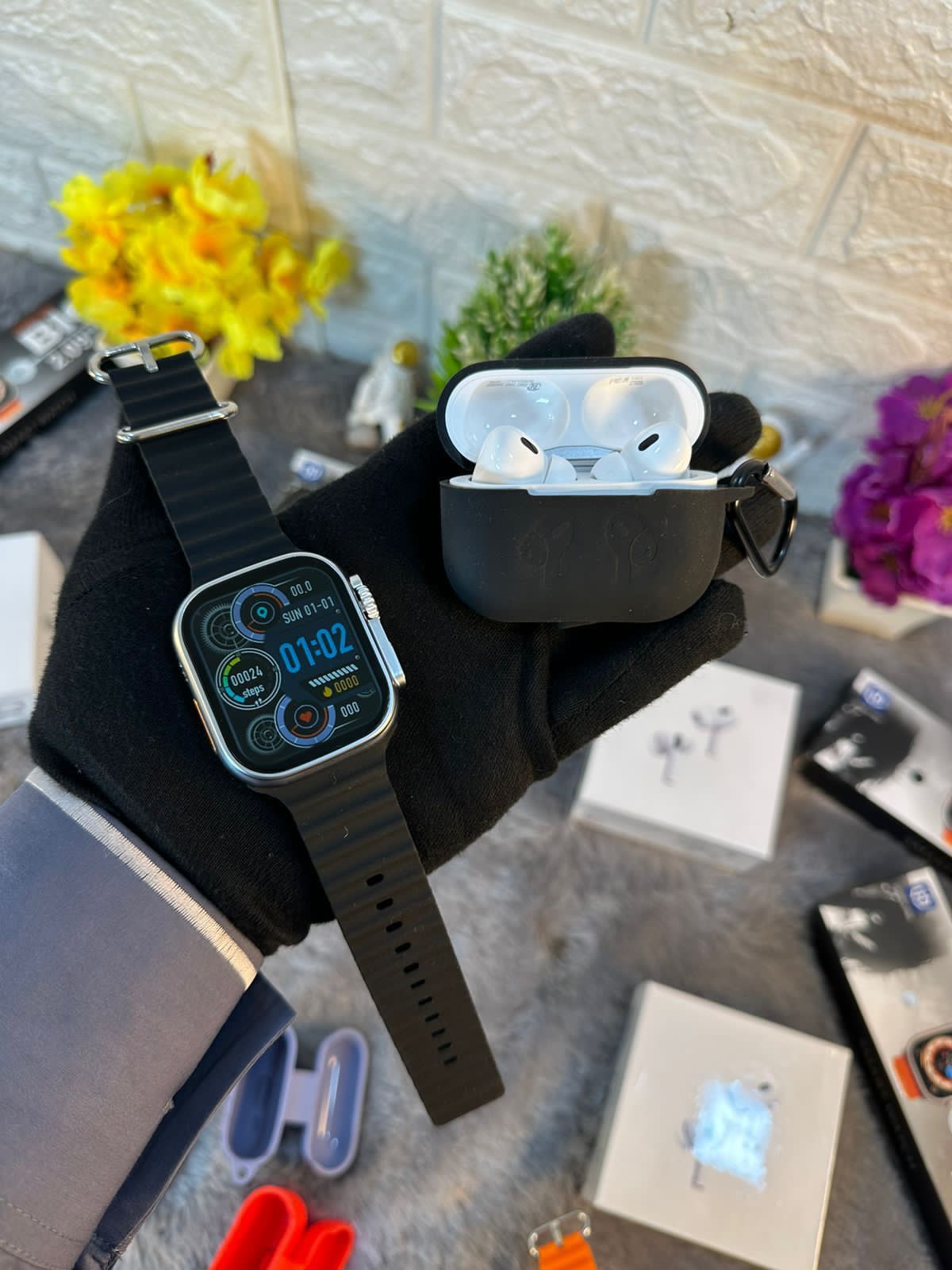 First Copy SIRES 8 ULTRA SMART WATCH & AIRPODS PRO 2 First Copy SIRES 8 ULTRA SMART WATCH & AIRPODS PRO 2