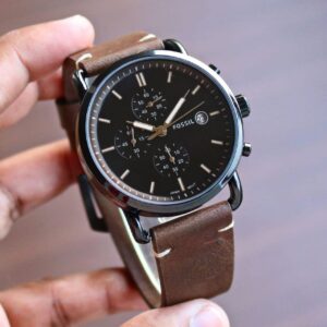 Fossil Black Commuter First Copy Watch