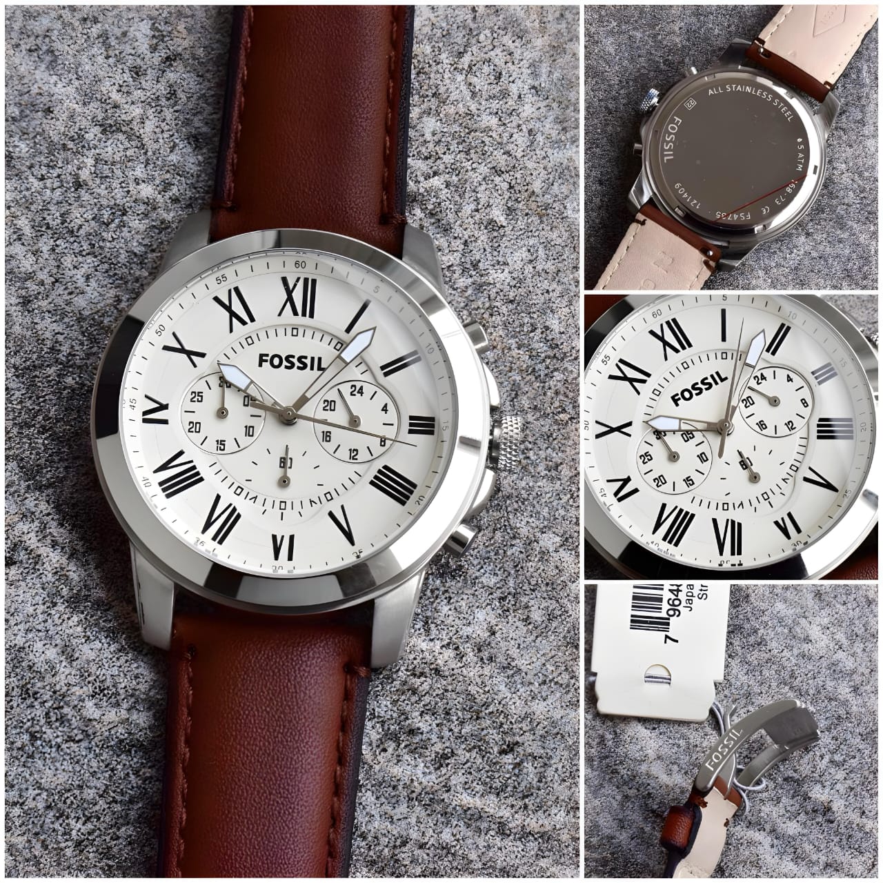 Fossil FS5132 White Quality Watch Fossil FS5132 White Quality Watch
