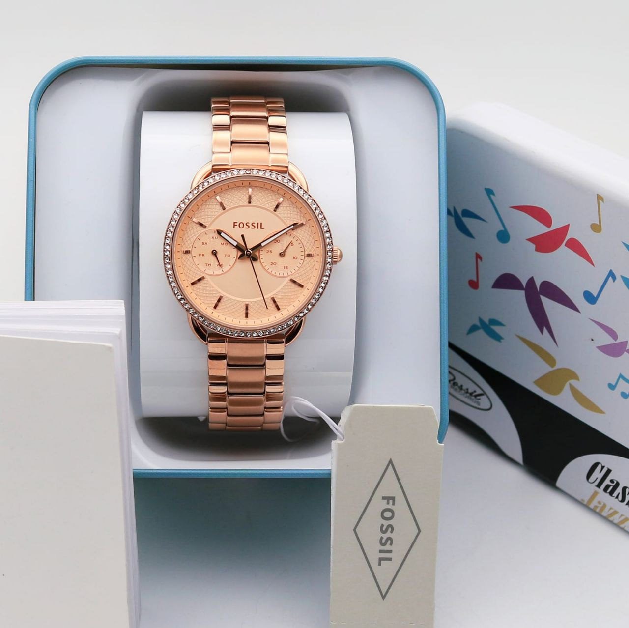 Fossil Tailor's Rosegold First Copy Watch Fossil Tailor's Rosegold First Copy Watch