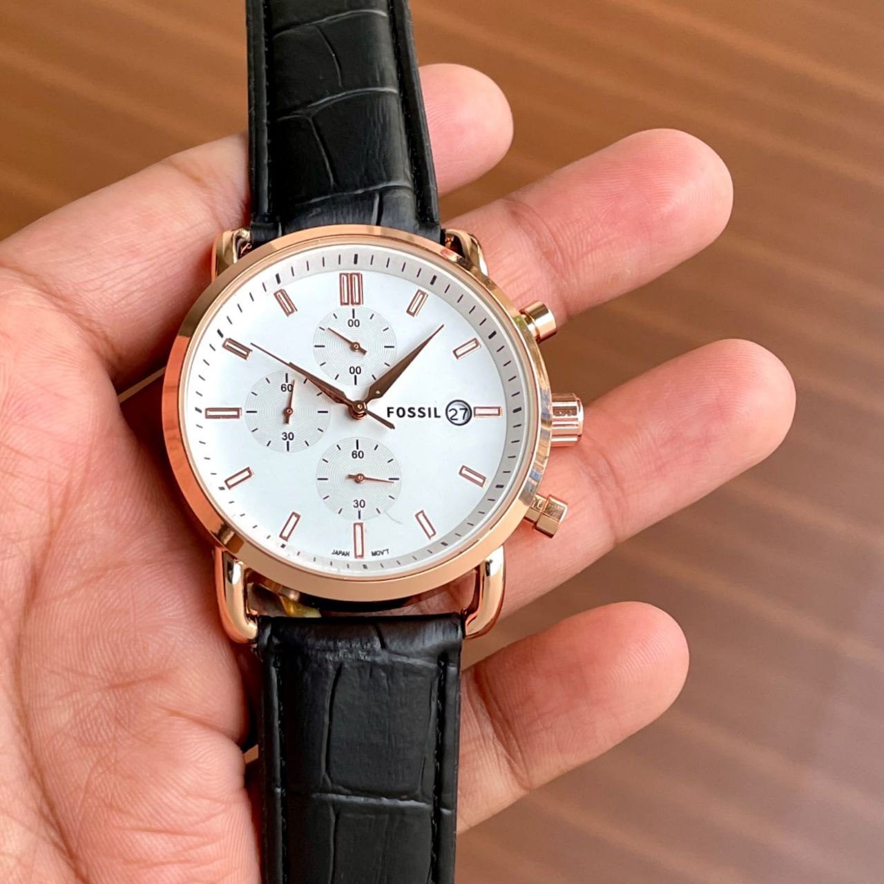 Fossil White Commuter First Copy Watch Fossil White Commuter First Copy Watch