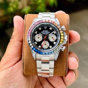 Golden Rolex Rainbow Watch First Copy