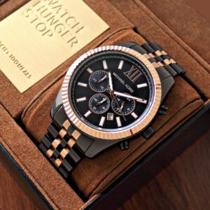 Michael Kors Dynamic Lexington Black First Copy Watch