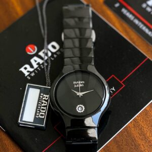 Rado Black Quartz Movement First Copy Watch  