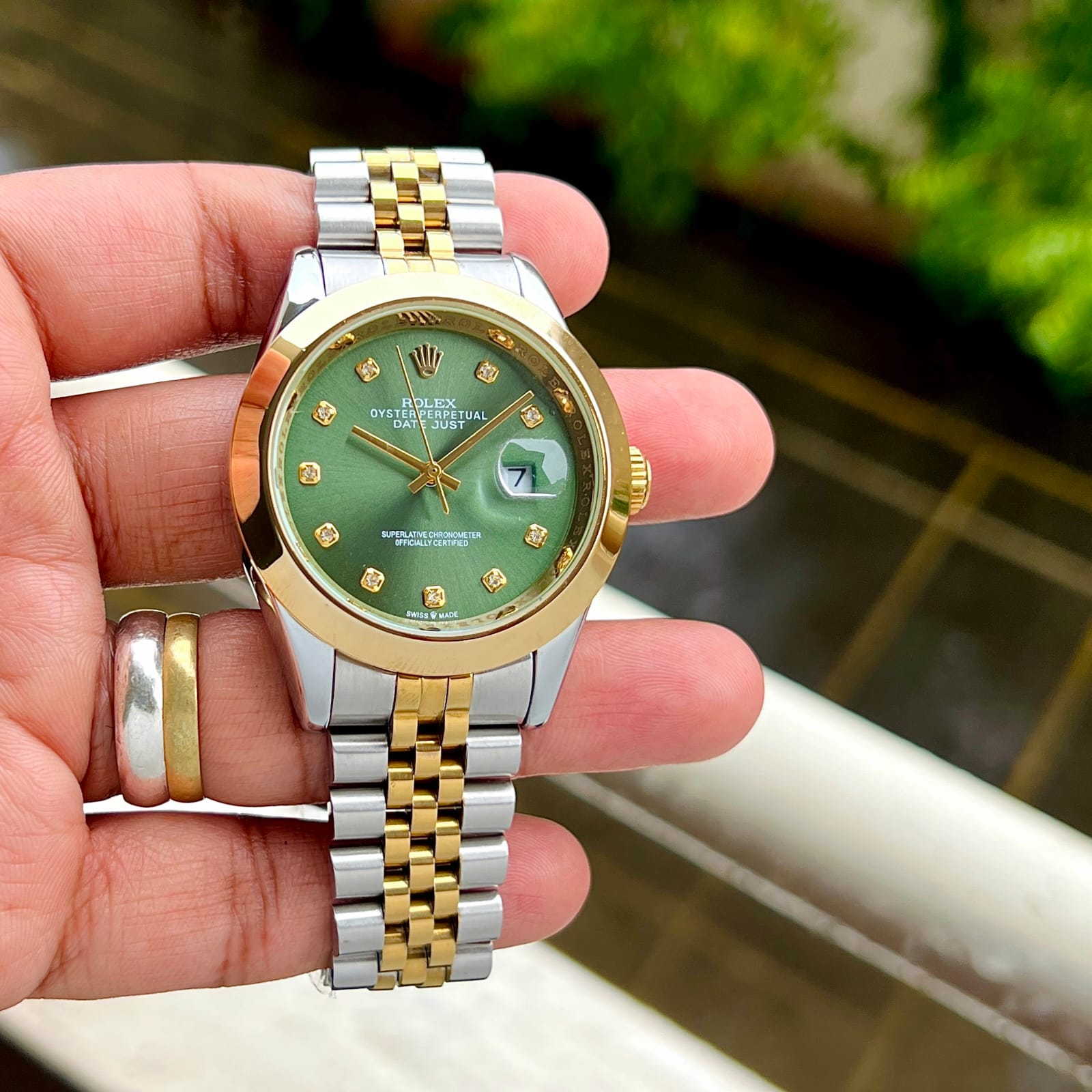 Rolex Datejust 41 Green gold Roman Dial Copy Rolex Datejust 41 Green gold Roman Dial Copy