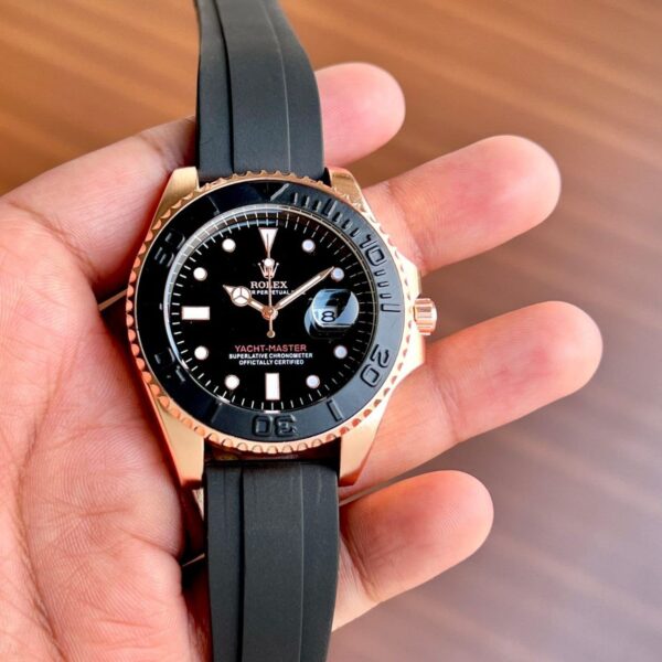 Rolex Rose Gold Yacht-master First Copy Watch