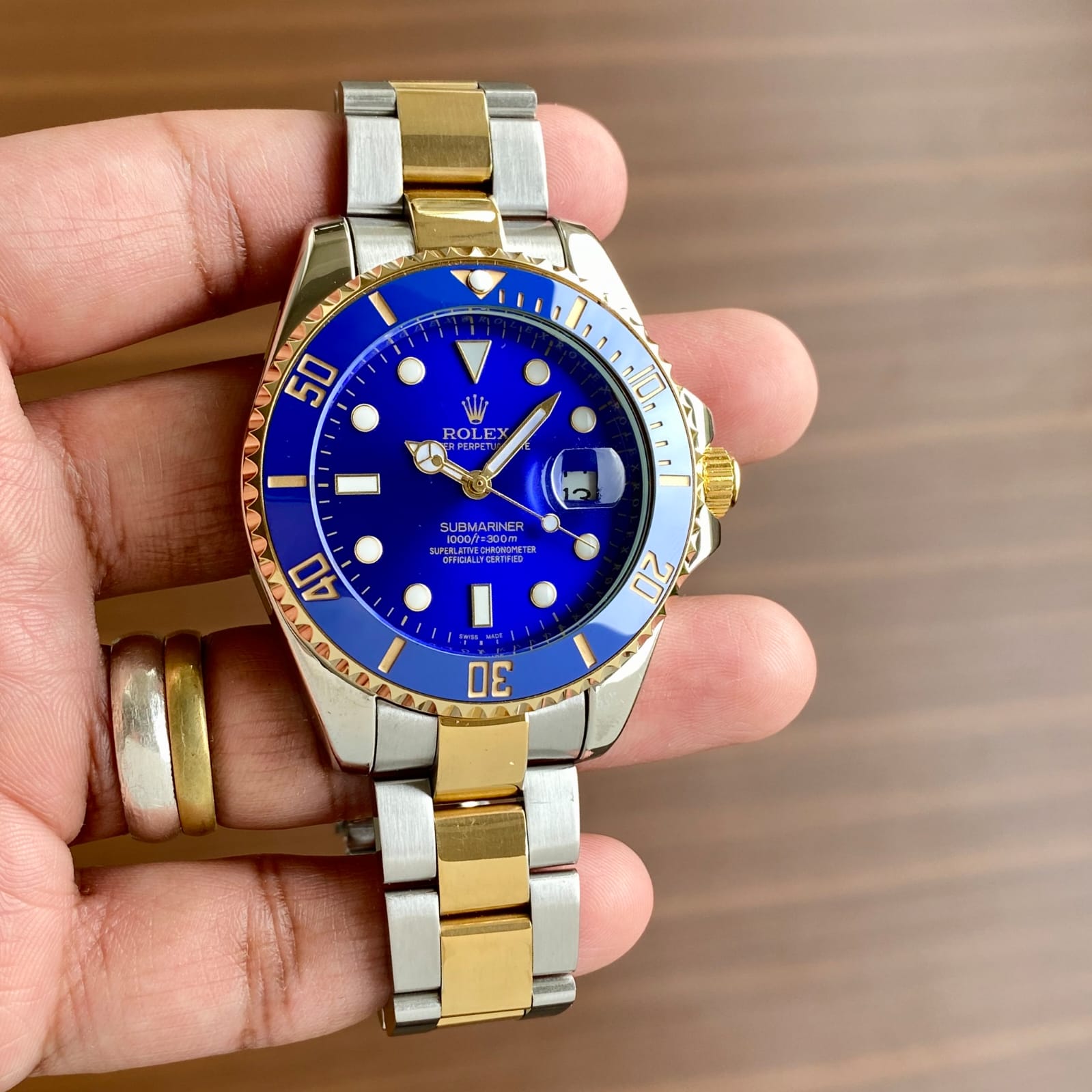 Rolex Submariner Blue Dial Swiss Automatic Watch Rolex Submariner Blue Dial Swiss Automatic Watch