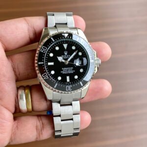 Rolex Submariner Full Silver black Dial Swiss Automatic Watch
