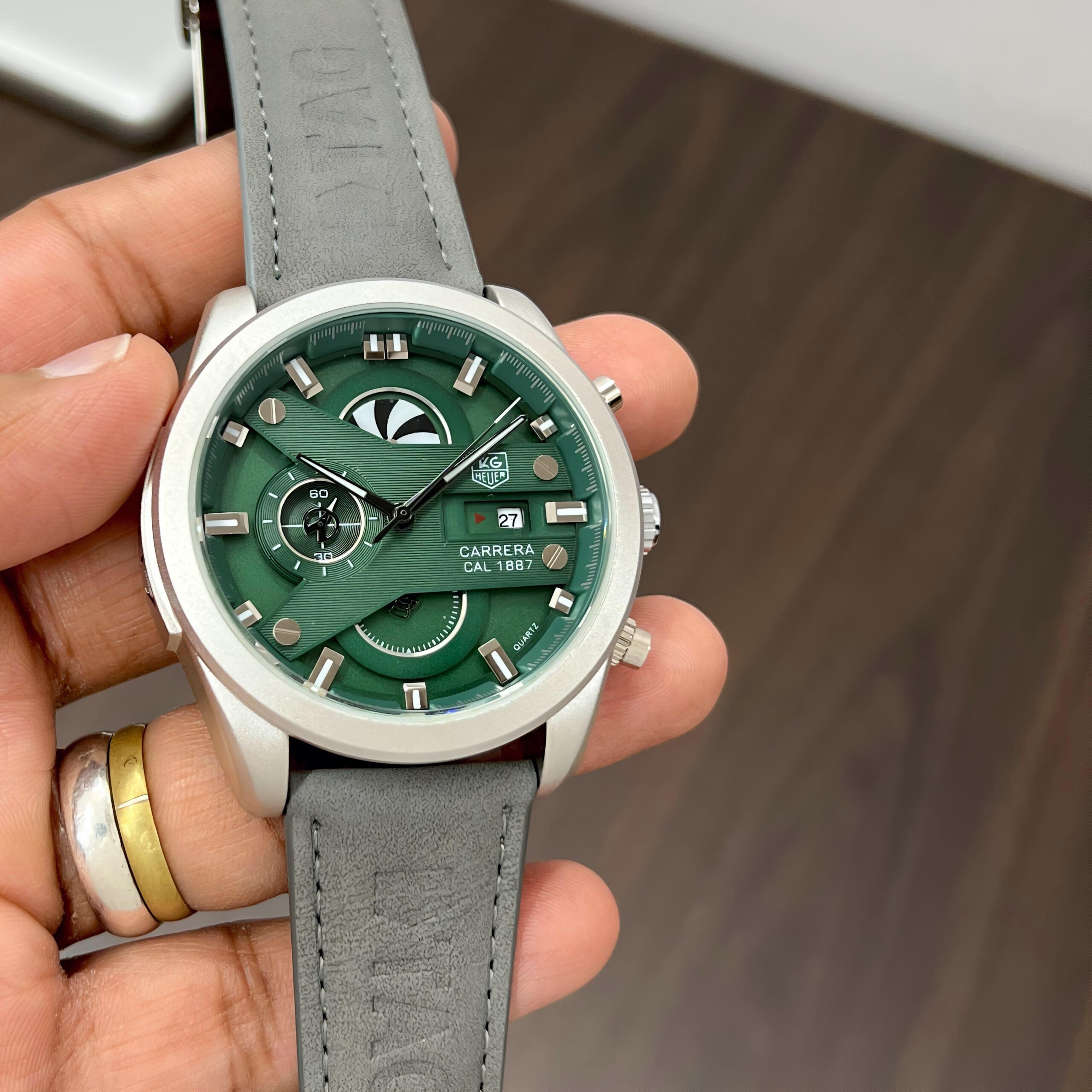 Tag Heuer Green CR7 Copy Watch Tag Heuer Green CR7 Copy Watch