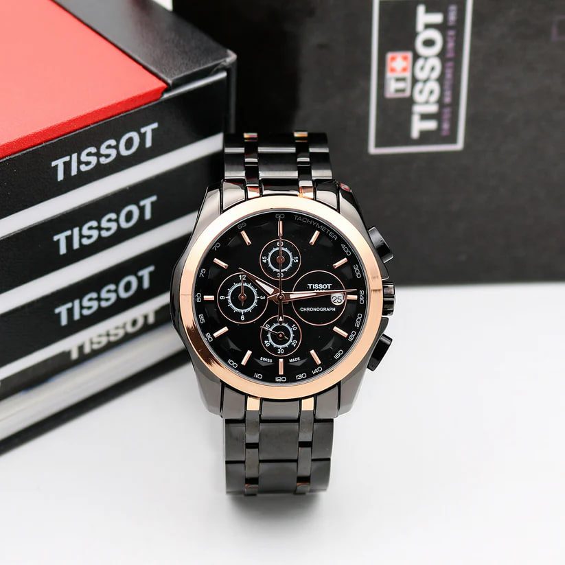Tissot For Men Black Premium First Copy Watch Tissot For Men Black Premium First Copy Watch
