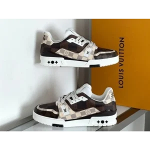 Superb Louis Vuitton LV Trainer, Brown Shoes for Men (SL4566)