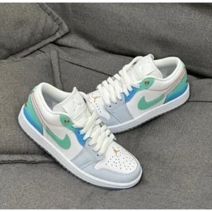Premium Jordan Retro 1 Low SE Emerald Rise Shoes for Men (SOH60)