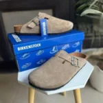 First Copy Birkenstock Boston Suede Mouse (TC117)