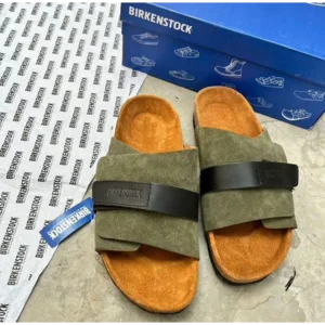 First Copy Birkenstock Kyoto Suede Olive (TC111)