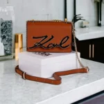 Imported Karl Lagerfeld K Signature Cross Body Shoulder Bag with Og Box & Dust Bag (DW979)