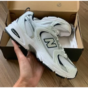 Premium New Balance 530 White Navy Shoes for Men (SOH45)