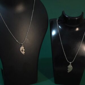 Combo of 2 Couple Chain With Pendant and 2 Couple Rings