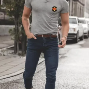 Men's Poly Cotton Solid Half Sleeves Polo T-Shirt