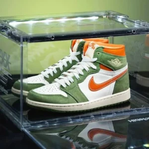 First Copy Air Jordan 1 High Retro OG Craft Celadon Shoes for Men (SOH14)