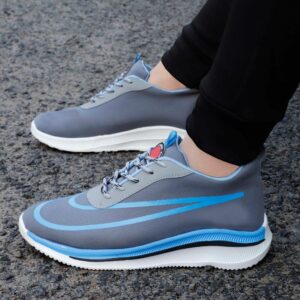 W18 Men Grey Casual Laceup Comfortable Sports Shoes