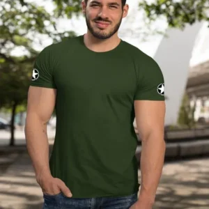 Men's Cotton Printed Half Sleeves Casual T-Shirt