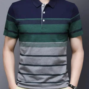 Eyebogler Men's Half Sleeves Polo Neck T-shirt