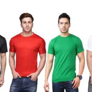 DRI-FIT Round Neck T-shirt For Men (Pack of 4)