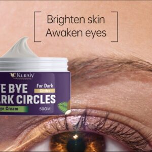 KURAIY Eye Cream for Dark Circle | Dark Circle Remover Cream | Wrinkles Removal Cream For Women and Men (50gm) Pack of 1