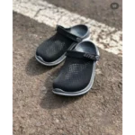 First Copy Crocs Literide 360 Black Grey (HS59)