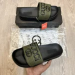 Premium Gucci GG Pursuit Premium Olive Black Flip-Flop (HS75)
