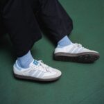 Adidas Samba Halo Blue First Copy Shoes