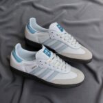 Adidas Samba Halo Blue First Copy Shoes