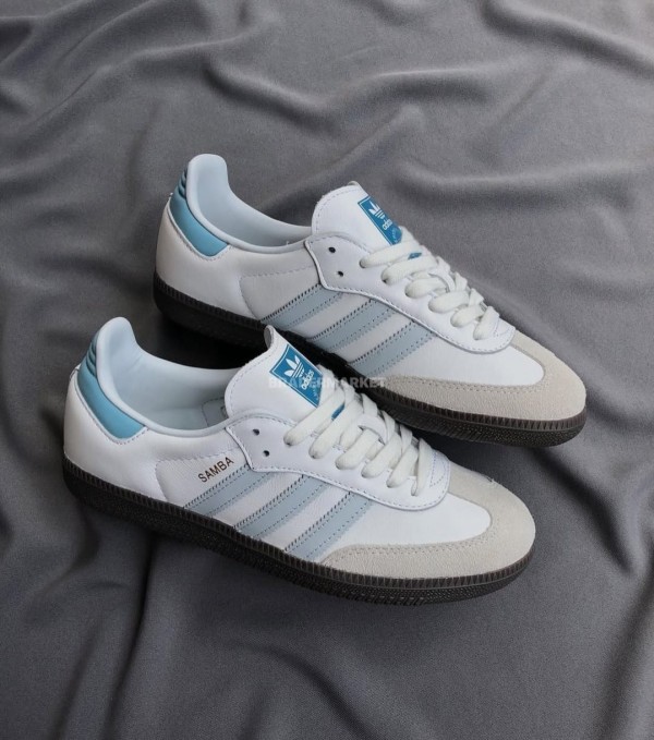 Adidas Samba Halo Blue First Copy Shoes