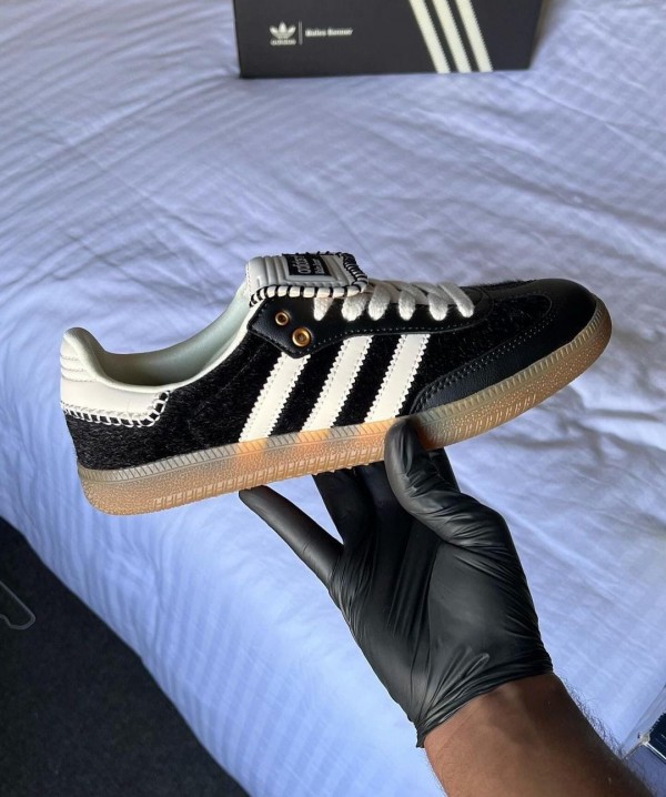 Adidas Samba x Wales Bonner Black First Copy Shoes WeftKart