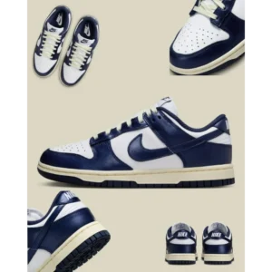 Imported Dunk Low Vintage Navy 2024 Shoes for Men (SOS2524)