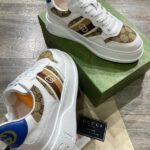 Gucci GG Embossed Sneaker White First Copy Shoes