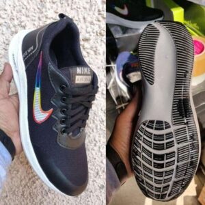 Men's Ultra Light Weight Nike Sports Shoes (Black)