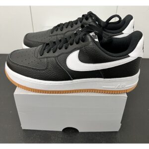 Nike Air Force 1 Shoes for Men, Black with White Tick (BNK-2378024)