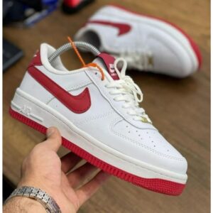 Nike Air Force 1 Shoes for Men - White, Red (BNK-2378022)