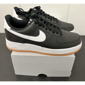 Nike Air Force 1 Shoes for Men, Black with White Tick (BNK-2378024)