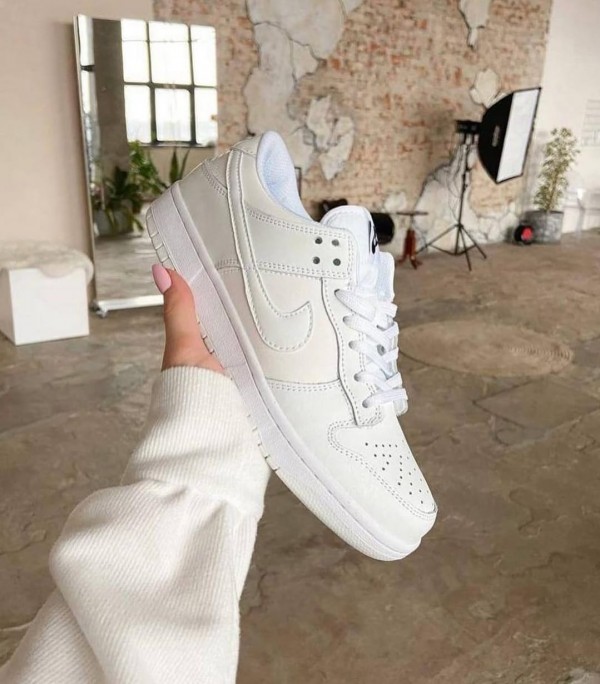 Nike SB Dunk Low Triple White First Copy Shoes