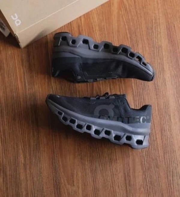 ON Running CloudMonster Black First Copy Shoes
