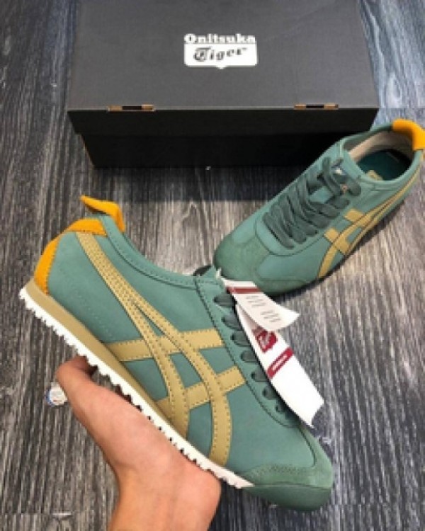Onitsuka Tiger Mexico 66 Green Safari First Copy Shoes WeftKart