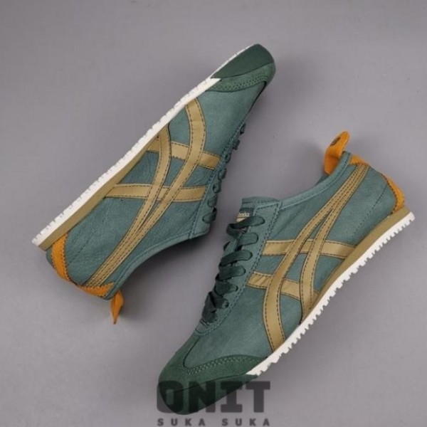 Onitsuka Tiger Mexico 66 Green Safari First Copy Shoes WeftKart