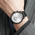 First Copy Tommy Hilfiger Day Date Watch for Men (LL252)