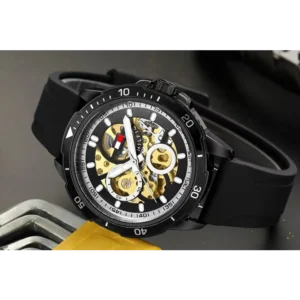 Premium Men's Tommy Hilfiger Automatic Watch (SG-204)