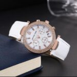 Michael Kors Watch Diamond Chronograph First Copy Watch For Women (SG-159)