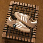 First Copy Adidas Samba Cardboard Desert Brown Shoes For Men (SW6322)