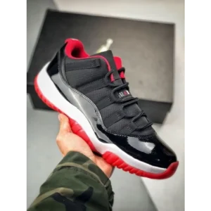 Stylish Nike Air Jordan 11 Low Bred Shoes For Men (SW5668)